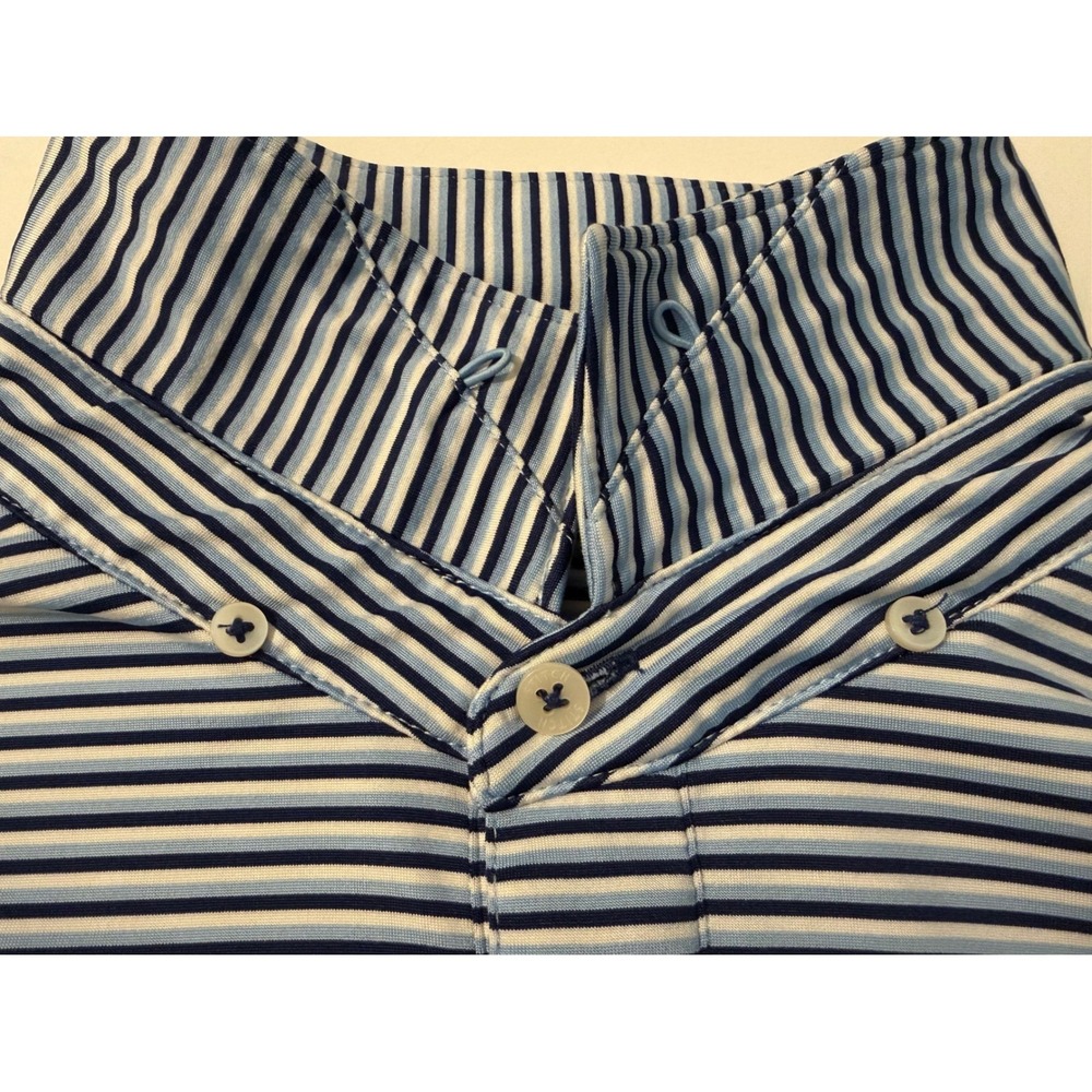 STITCH Striped Performance Golf Polos Lot of 3 Sea Island Embroidered Logo Sz XL - Picture 14 of 16